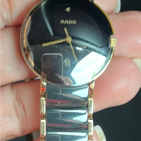 Rado Swiss diastar ceramic watch 129.0301.3 sapphire scratch resistant crystal - Picture 5 of 6